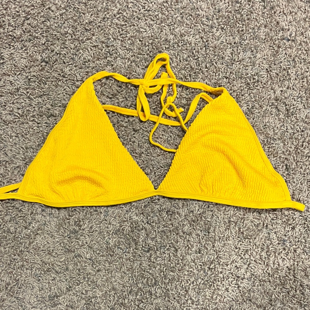 Yellow Bikini Top